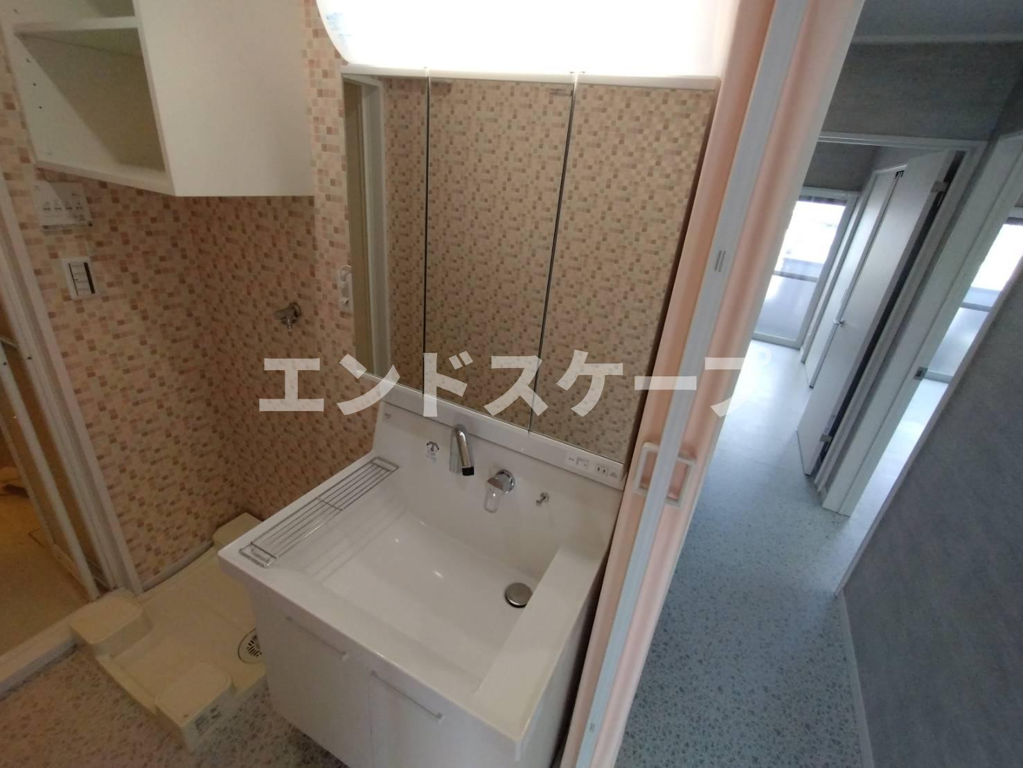 メゾンキャッスルの独立洗面台|高崎、前橋のお部屋探しはエンドスケープまで！お客様の理想お聞かせ下さい♪