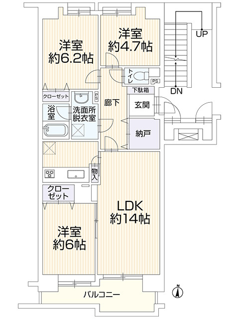 【間取り】の画像