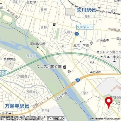 スカイビュー四谷の地図