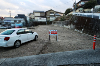 【外観】 | 大津市和邇高城43,45-1　売土地 | 2026年1月撮影、敷地北側道路から