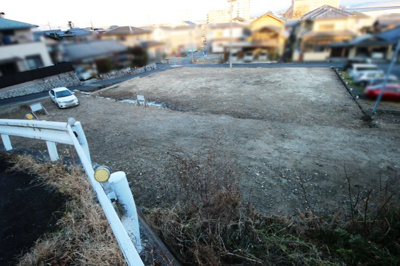 【周辺】 | 大津市和邇高城43,45-1　売土地 | 東側高台道路からの見た目4、広角