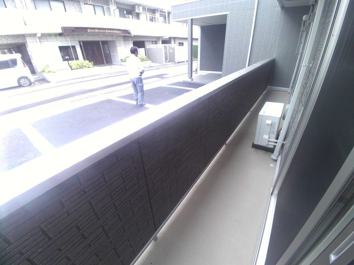 相武ガーデンコートのバルコニー