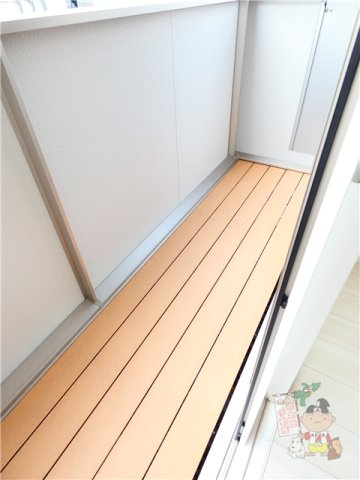 マーメゾン新福のバルコニー