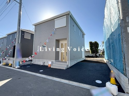 【外観】 | 【仲介手数料０円】相模原市中央区田名第141　新築一戸建て　全8棟 | 全体　相模原市中央区田名第141　新築一戸建て　全8棟