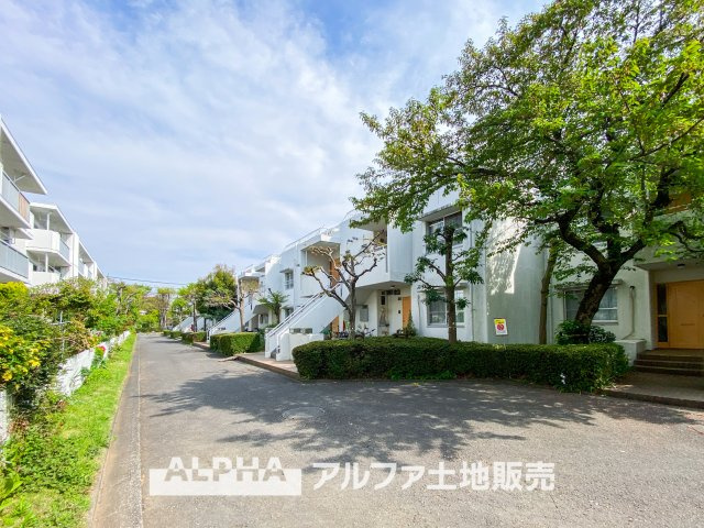 エステート立川一番町 26号棟の展望|並木と建物が調和した、のびやかな住環境。通り抜ける風と緑の香りが心地よく感じられる一角です。