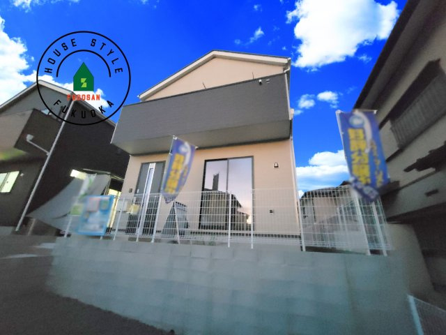 福岡市東区高美台1丁目第5-2棟（2号棟）の外観|デザイン性のある外観です。