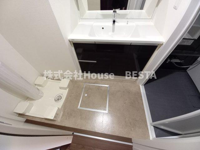 神戸Harborside 萬利Residenceの洗面所