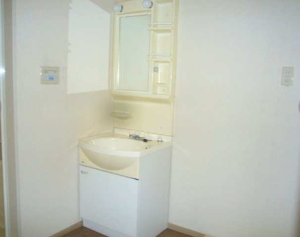 リバーサイド・アイルBの洗面所|シャワー付洗面化粧台