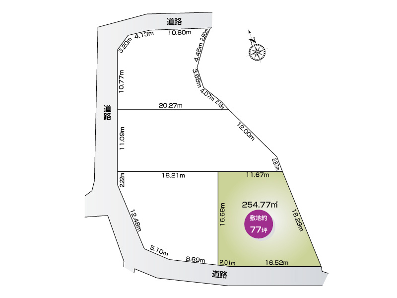 【３号地：区画図】