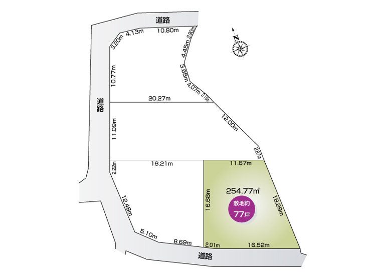 【３号地：区画図】