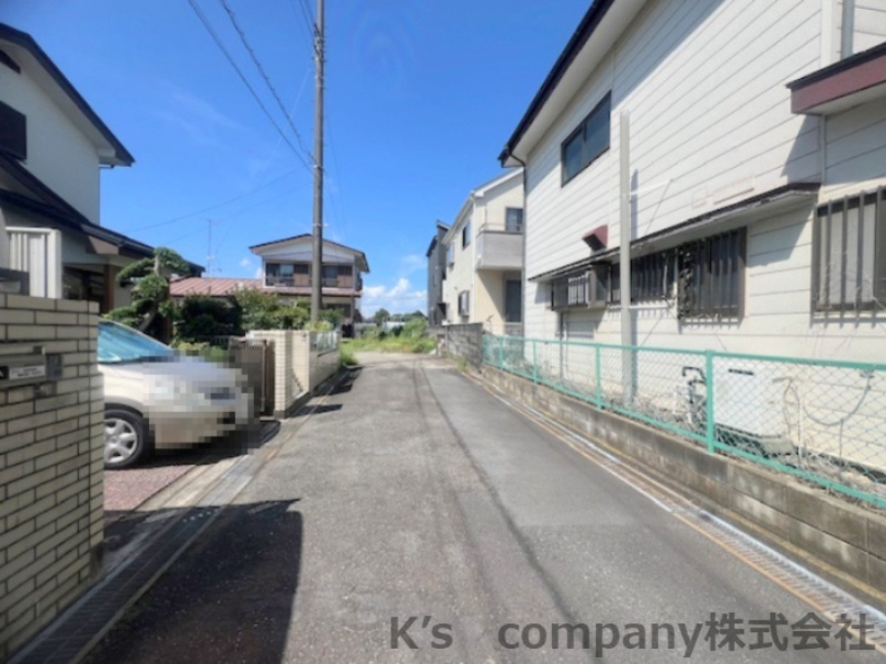 高座郡寒川町宮山　建築条件なし　売地の前面道路含む現地写真|前面道路の様子です◇