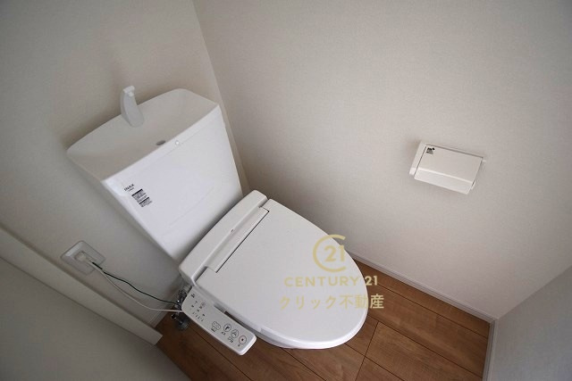 Terrace　笠間市南友部　1期 　3のトイレ|１階と２階、２ヶ所に清潔なトイレ。
毎日使う空間と機能だから、いつまでも清潔なスペースであってほしいのがトイレです。