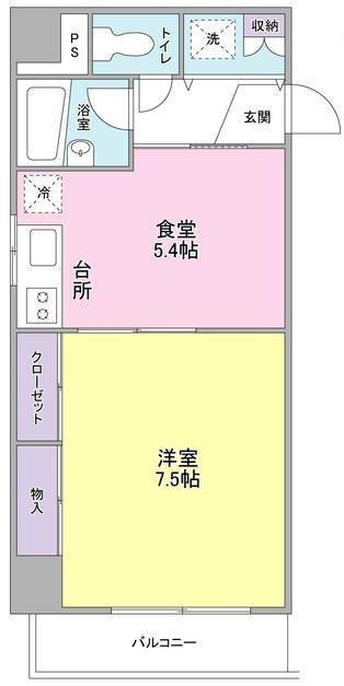 フローラ本駒込の間取り