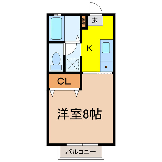 【間取り】 | コーポラベンダー