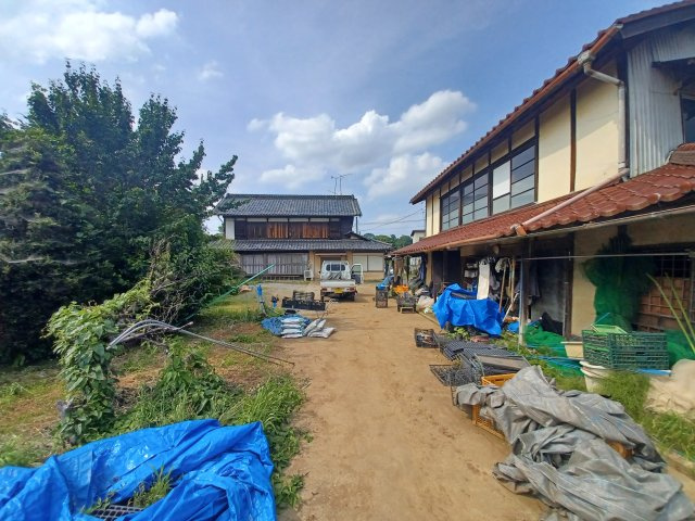 東松山市下野本 土地454坪の外観|古家あり
