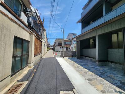 ヴァンソレイユ二条の地図|前面道路