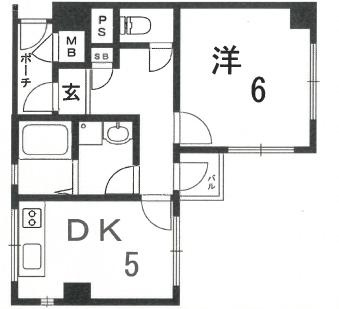 アーバンコモード新長田の間取り