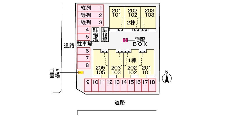 リアン フィル Bの区画図
