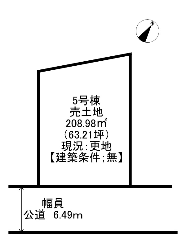 姫路市第２八緑ヶ丘町新築戸建住宅/売土地の土地図