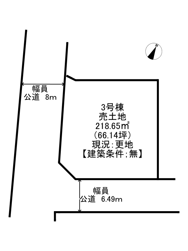 姫路市第２八緑ヶ丘町新築戸建住宅/売土地の土地図