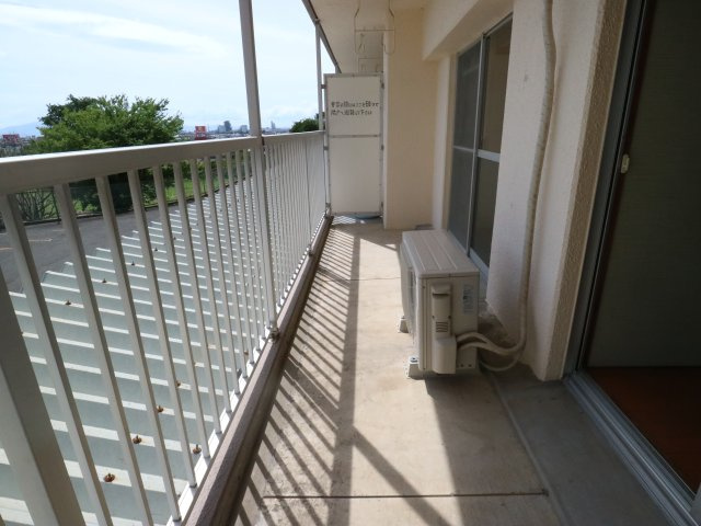 延命寺マンションのバルコニー|※101号のベランダ写真になります。