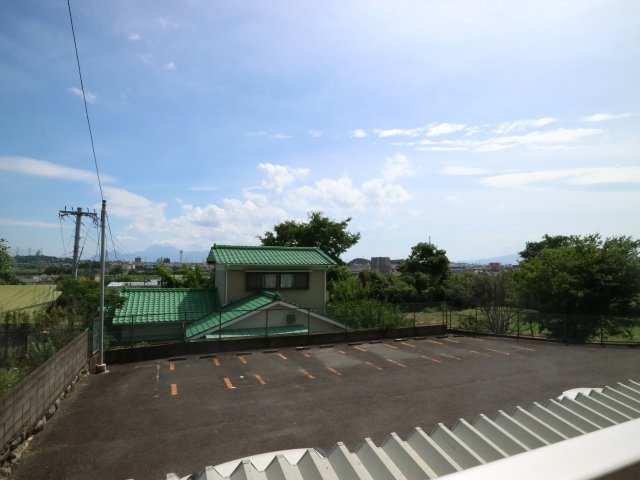 延命寺マンションの駐車場|※101号からの展望になります。