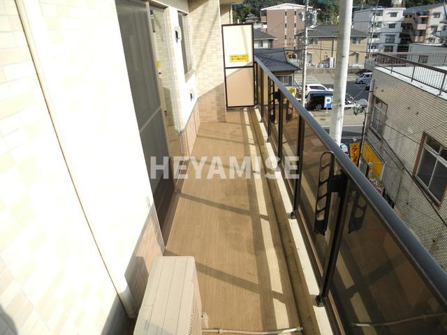 ハイグランデ矢上のバルコニー