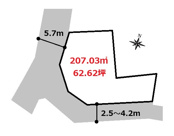 高崎市竜見町売地の画像