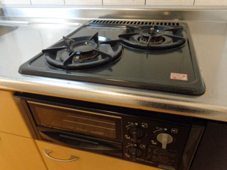 【キッチン】 | アンベリール南 | ガスコンロ