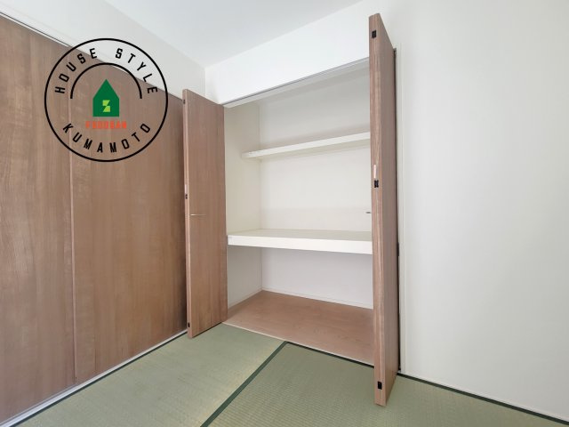 菊池郡菊陽町馬場楠第1-2棟（2号棟）　の内観：施工例|収納には困りません。