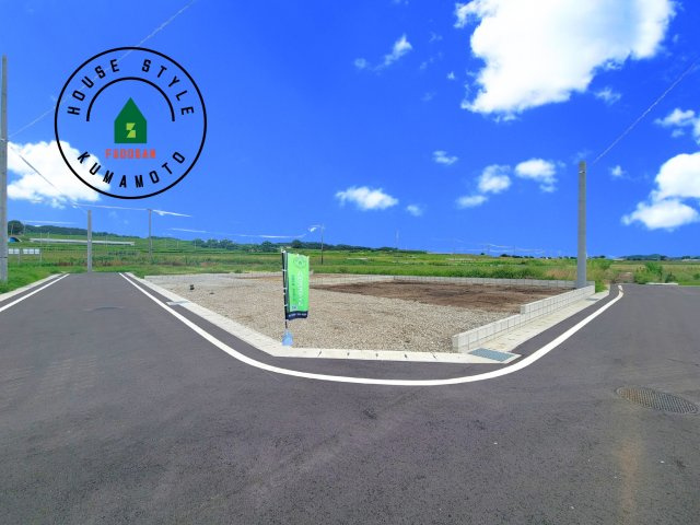 菊池郡菊陽町馬場楠第1-2棟（2号棟）　の前面道路含む現地写真|見学の時間などお気軽にお問い合わせ下さい。