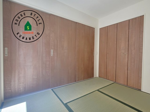 菊池郡菊陽町馬場楠第1-2棟（2号棟）　の内観：施工例|柔らかい畳が心地よい和室