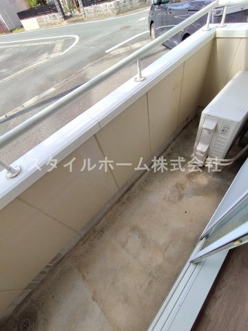 東光ハイツのバルコニー