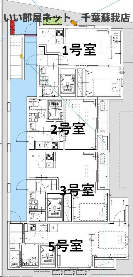 グランメゾン本千葉の区画図