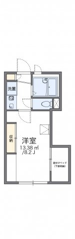 レオパレスレインボーの間取り
