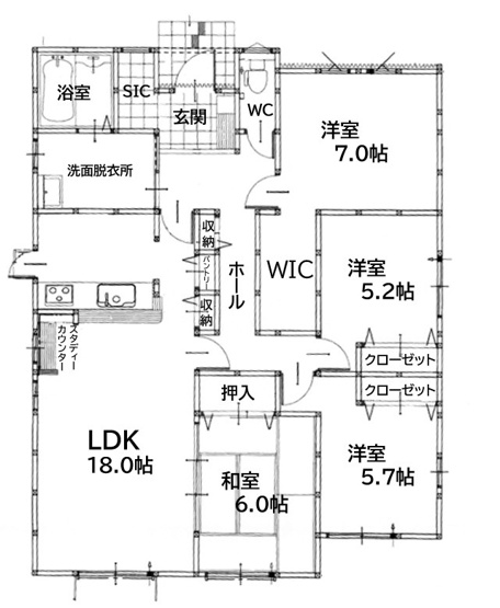 detached 大字弓削田