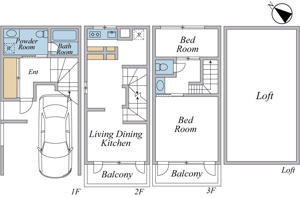 【間取り】 | ご自宅から現地まで、当社スタッフがお車にて、「お迎え・お送り」をしております。是非お気軽にお問合せくださいませ♪