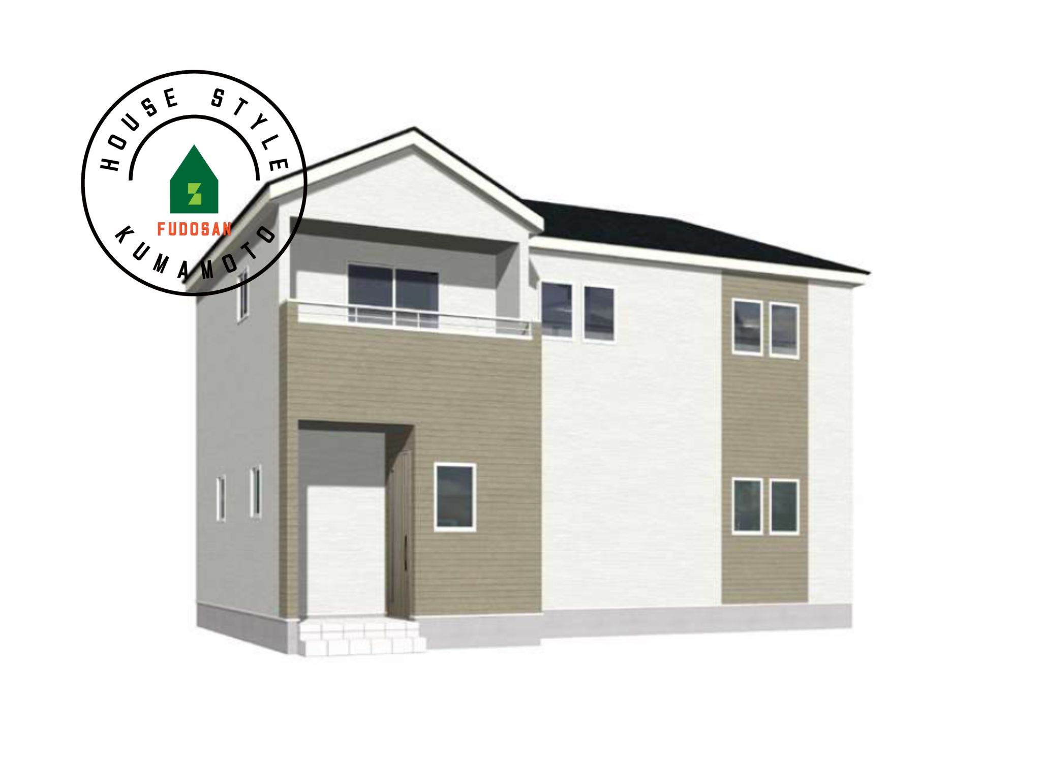 菊池市泗水町吉富第3-3棟（4号棟）　の完成予想図|外観も気になるポイント