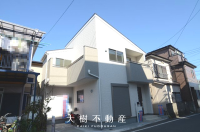 【外観】 | 座間市小松原1丁目　新築戸建て　全１棟【仲介手数料無料】 | 建物完成しました！！内見可能です♪