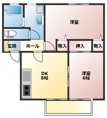 【間取り】 | ハイカムールさわ