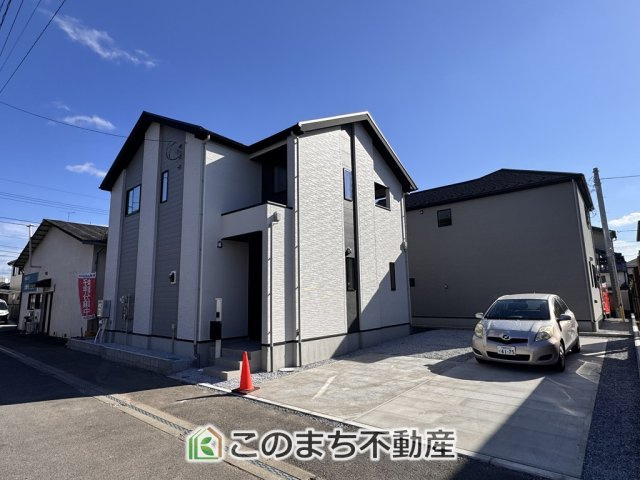 リガーレ壬生町40期　1号棟の外観|本日ご内覧できます(*^^*)
お電話でのお問合せが非常にスムーズです！
現地直接集合のお待ち合わせも大丈夫です！
お気軽にお問合せ下さい(^^)/