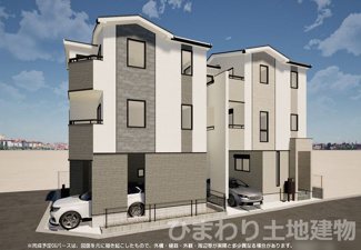 【外観】 | 藤沢市湘南台4丁目  2号棟 4期 | 建物完成時に異なる場合がありその際は現況優先となります