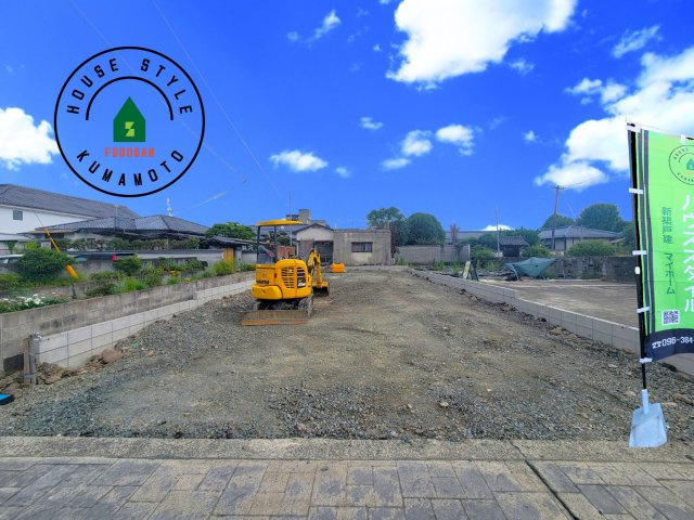 菊池市隈府第2-1棟（1号棟）　の外観|デザイン性のある外観です。