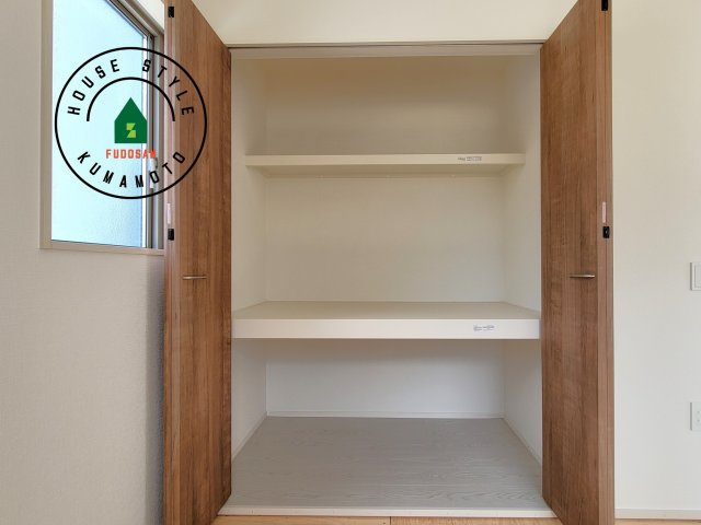 菊池市隈府第2-1棟（1号棟）　の内観：施工例|収納には困りません。