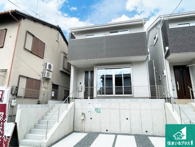 京都市伏見区醍醐古道町　第1期　新築一戸建ての外観|お客様に長く安心して住んでいだだける事にこだわった家づくり！住んでからのアフターサービスにもしっかりと取り組んでいます！