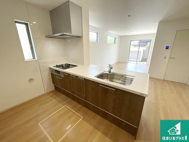 京都市伏見区深草大亀谷万帖敷町　第4期　新築一戸建てのその他|スライド式の収納！浄水器付きシャワー水栓！