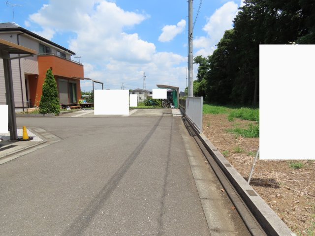 川越市小堤売地の前面道路含む現地写真