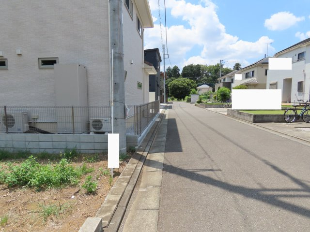 川越市小堤売地の前面道路含む現地写真