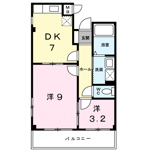 メゾンピュアの間取り