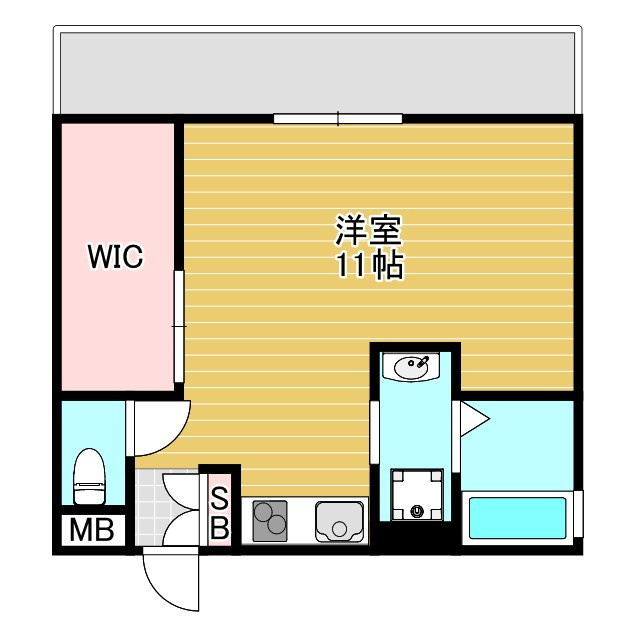 グロワール池田の間取り